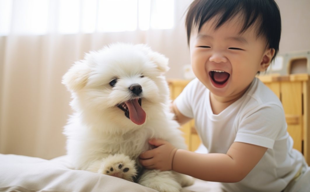時には良き友人で、時には子どもの兄となる。大切な、しっぽのある家族。