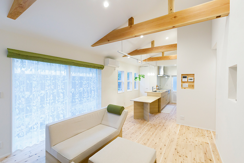 シンプルでかわいい平屋の家