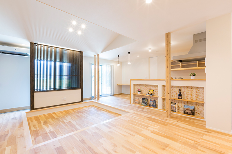 こだわりいっぱい平屋の家
