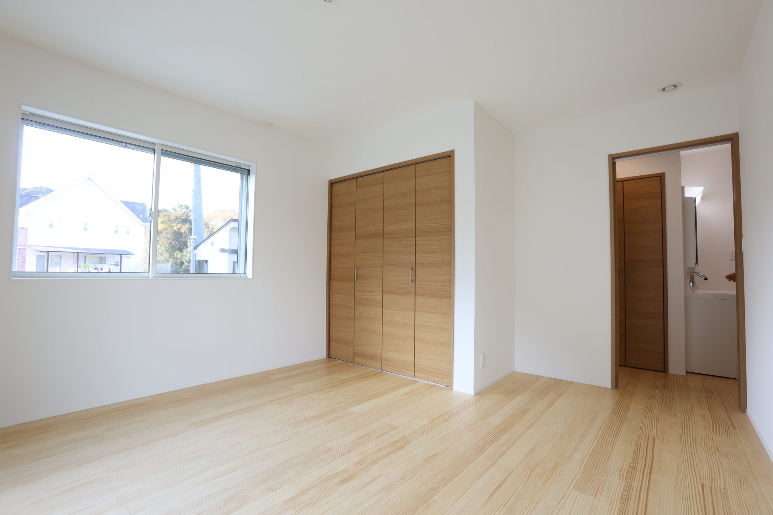 木の温かみを感じる平屋
