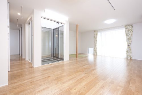 雨の日が楽しくなる平屋のお家