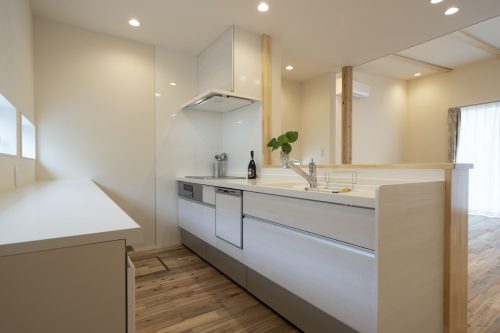 2つの空間の平屋