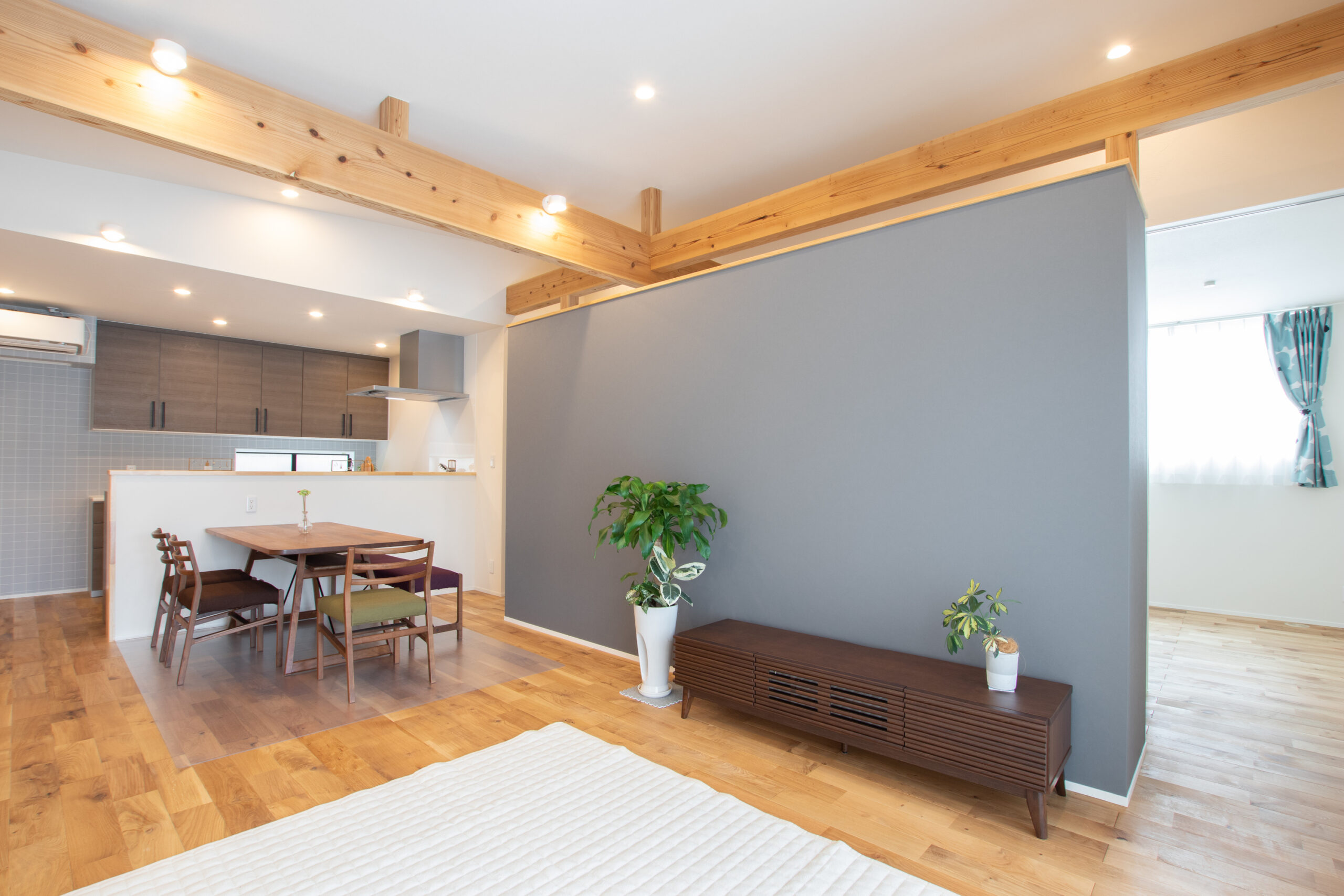家族が集まる豊かな平屋の家