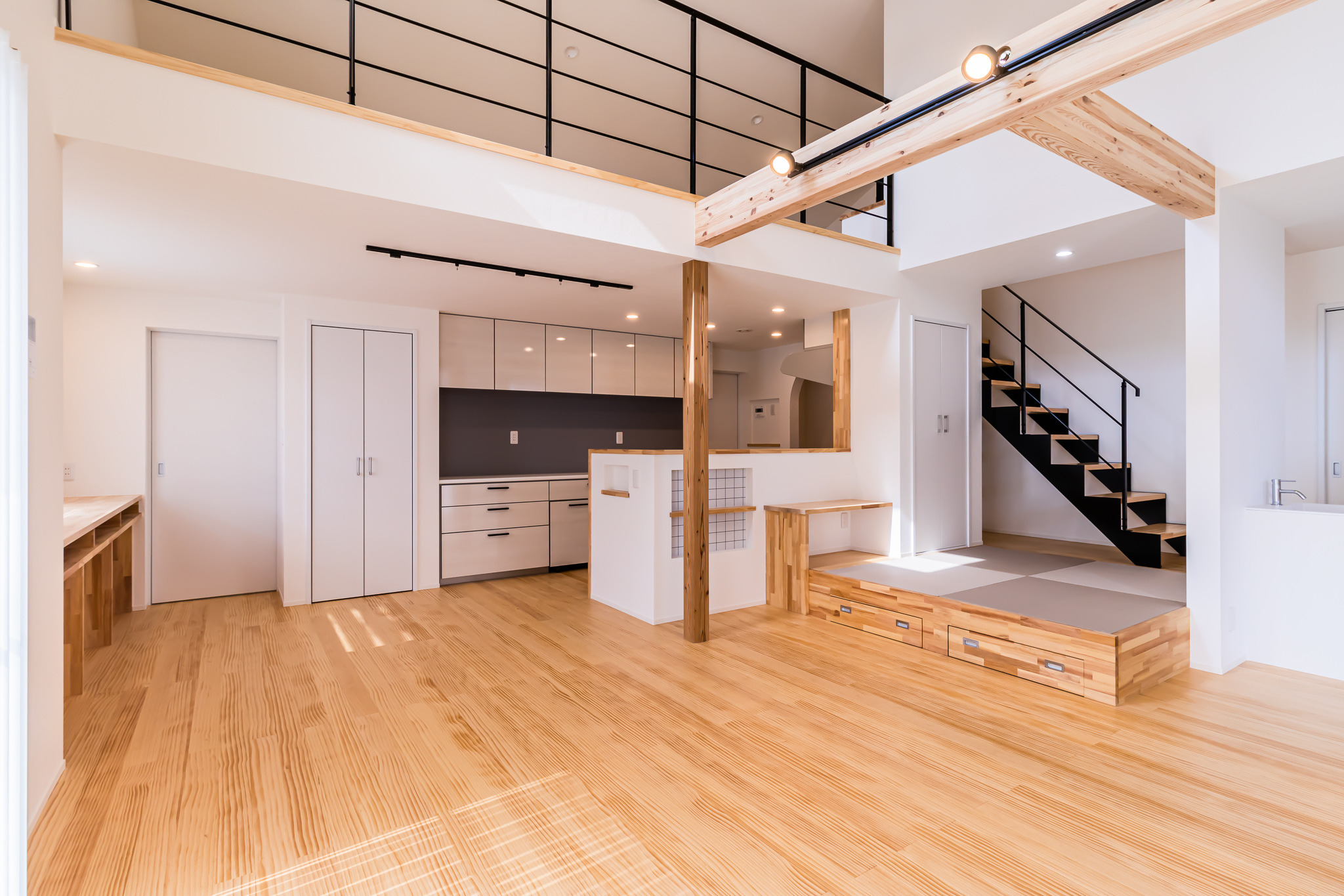 平屋に見える？二階建てのお家