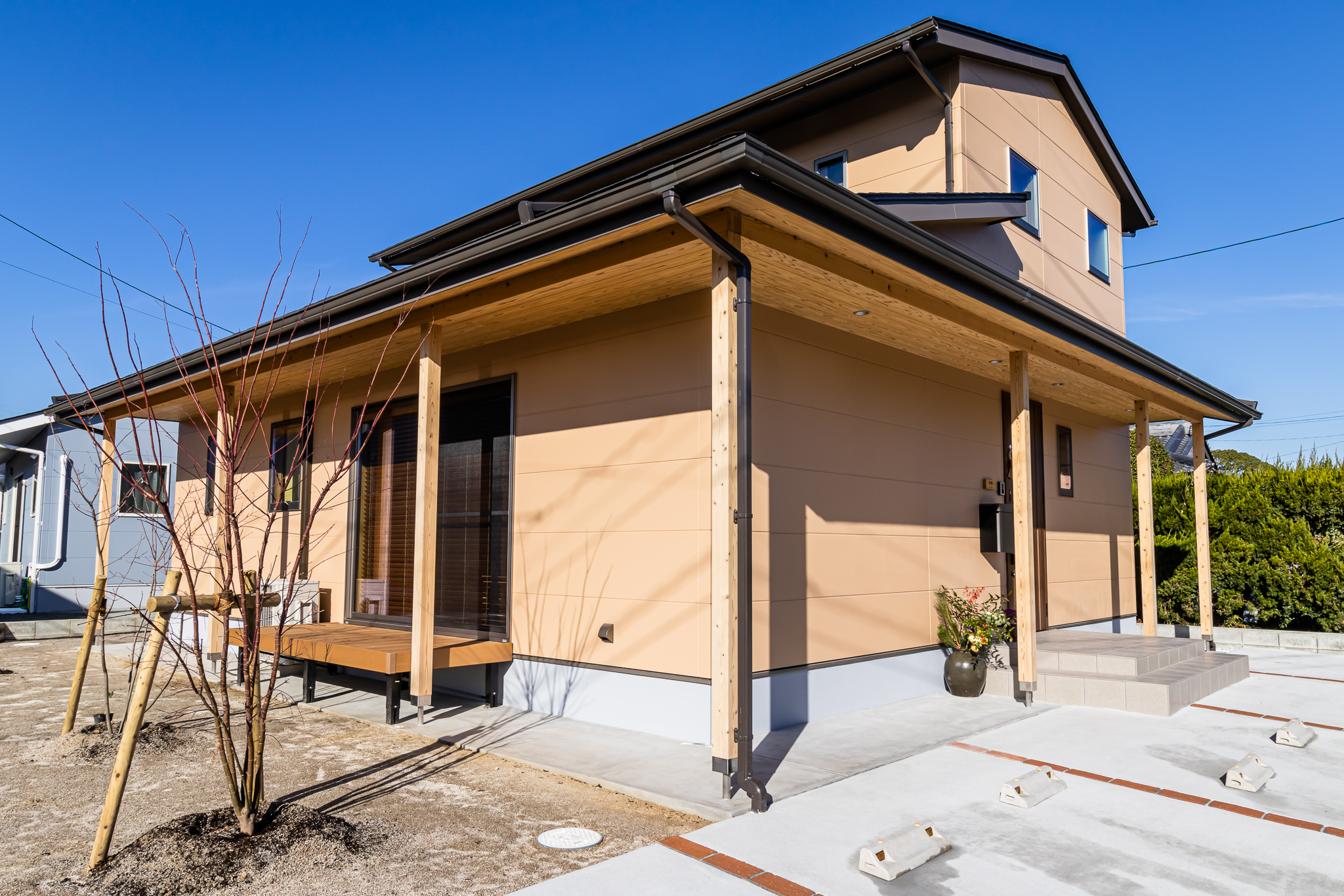 こだわりたっぷり二階建てのお家