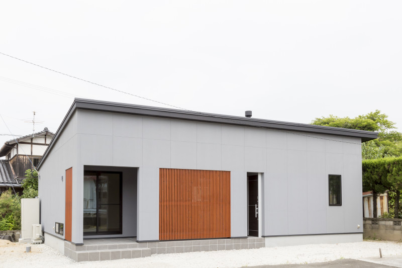 薪ストーブのある平屋のお家