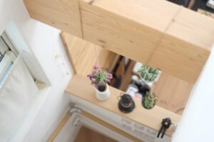 上から見た吹き抜け