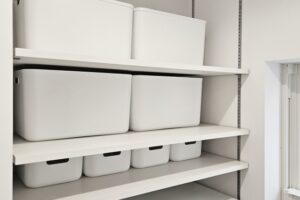 高さが変えられる棚