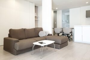 ものが少なく綺麗なリビング