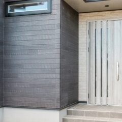 サディングが使われた外壁