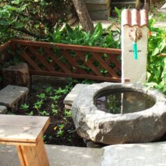 庭の中にある外水栓