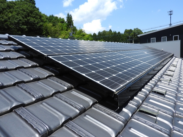 太陽光発電のソーラーパネル